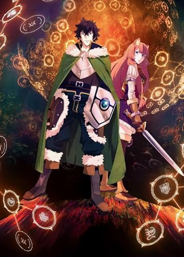 Puzzle 1000 Teile Japanische Animes Rising Shield Naofumi Poster Für Erwachsene Familienspiele Lernspielzeug Qw265Zp 52x38CM von DZOEU