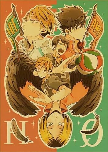 Puzzle 1000 Teile Japanisches Anime Haikyuu!! Poster Für Erwachsene Familiendekompressionsspielzeug Gt231Zw 70x50CM von DZOEU