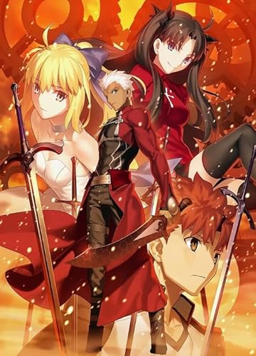 Puzzle 1000 Teile Shirou Emiya Night Japanische Anime-Poster Puzzles Lernspielzeug für Erwachsene Qw539Zp 38x26CM Puzzle 1000 Teile Shirou Emiya Night Japanische Anime-Poster Puzzles Lernspielzeug für Erwachsene Qw539Zp 38x26CM von DZOEU