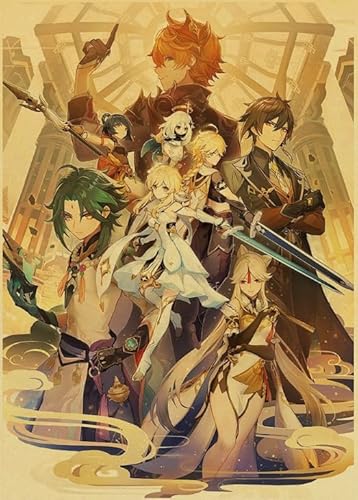 Puzzle 1000 Teile Spiel Genshins Barbatos Poster Puzzle Für Erwachsene Familiendekompressionsspiele Qw491Zp ​​70x50CM von DZOEU
