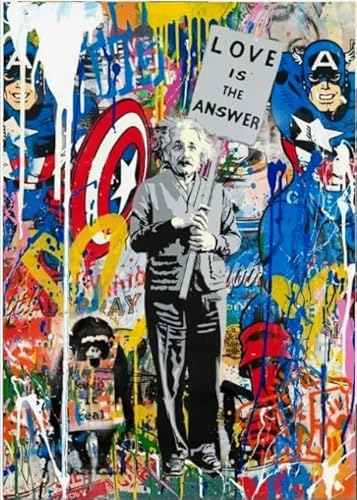 Puzzle 1000 Teile Street Art Graffiti Abstrakte Poster Für Erwachsene Familien Puzzle Spielzeug Dekompressionsspiel Qw502Zp 52x38CM von DZOEU