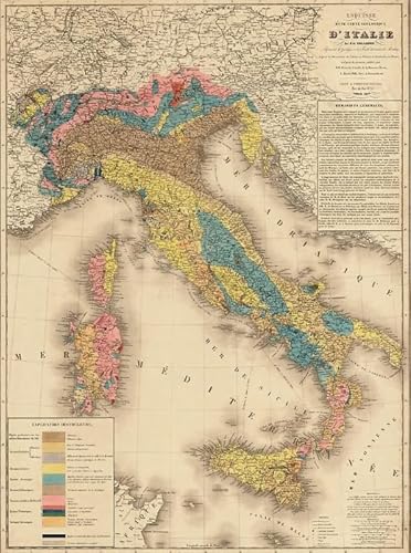 Puzzle 1000 Teile Vintage Italien Karte Poster Puzzle Für Erwachsene Familie Dekompressionsspiele Qw277Zp 38x26CM von DZOEU