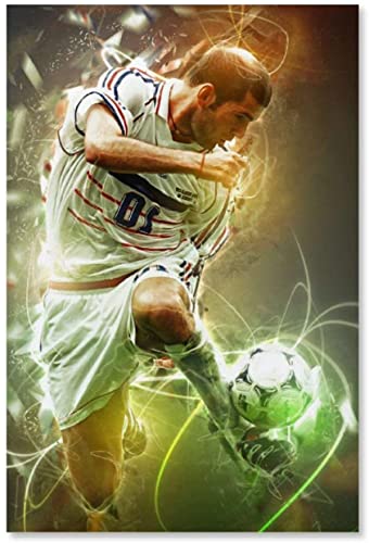 Puzzle 1000 Teile für Erwachsene und Kinder, Fußballspieler Zinedine Zidane, HD-Sportposter, Puzzles, Lernspiel für Kinder, 70 x 50 cm Puzzle 1000 Teile für Erwachsene und Kinder, Fußballspieler Zinedine Zidane, HD-Sportposter, Puzzles, Lernspiel für Kinder, 70 x 50 cm von DZOEU