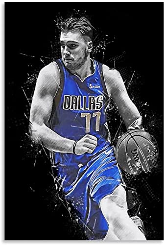 Puzzle 1000 Teile für Erwachsene und Kinder, Luka Doncic Poster, dekoratives Gemälde, Leinwand, pädagogisches Puzzlespiel für Kinder, 70 x 50 cm von DZOEU