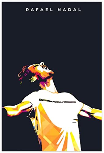 Puzzle 1000 Teile für Erwachsene und Kinder, Tapete der Sportlegende Rafael Nadal, Tennisstar (40), Puzzle, Lernspiel, Kind, 70 x 50 cm von DZOEU