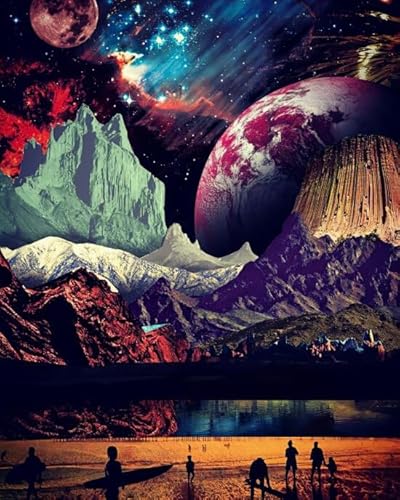 Puzzle 2000 Teile Abstraktes Buntes Himmelsplakat Dekompressionsspiel Für Spielzeug Für Erwachsene Gt154Zw 70x100CM von DZOEU