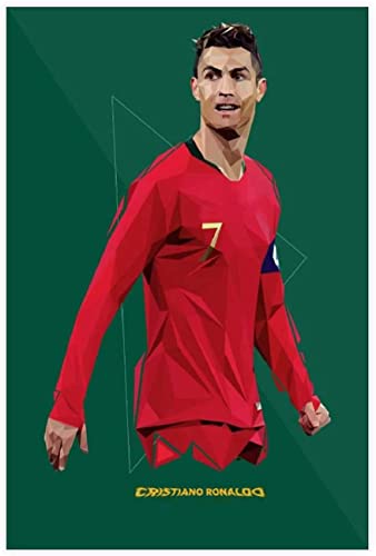 Puzzle 2000 Teile Erwachsene Kinder Cristiano Ronaldo Poster Fußball Fußball Lernpuzzle Spiel Kinder 100x70CM von DZOEU
