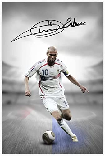 Puzzle 2000 Teile Erwachsene Kinder Europäische Fußballliga Zinedine Zidane Starpuzzles Lernspiel Kinder 100x70CM von DZOEU