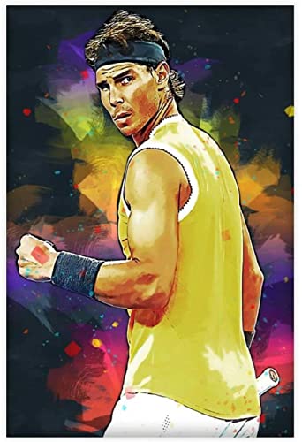 Puzzle 2000 Teile Erwachsene Kinder Rafael Nadal Poster Tennis Bild 1 (2) CanvasPuzzles Lernspiel Kinder 100x70CM von DZOEU