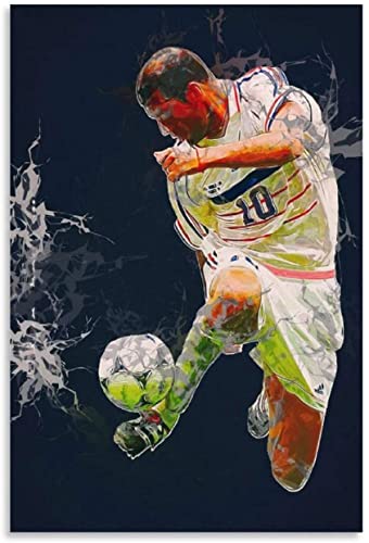 Puzzle 2000 Teile Erwachsene KinderZinedine Zidane Leinwandkunst PosterDagogic Puzzles Spiel Kinder 100x70CM von DZOEU