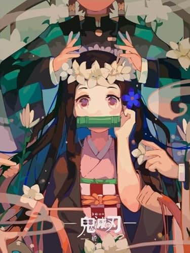 Puzzle 2000 Teile Japanische Animes Dämonen Tanjirou Poster Puzzles Lernspielzeug Für Erwachsene Xq450Zy 70x100CM von DZOEU