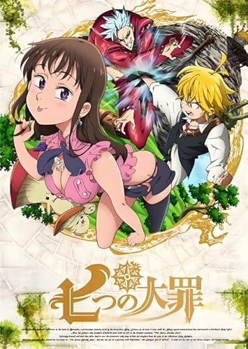 Puzzle 2000 Teile Japanisches Anime-Meliodas-Poster für Erwachsene, Familienspiele, Lernspielzeug, Xq434Zy, 70 x 100 cm von DZOEU