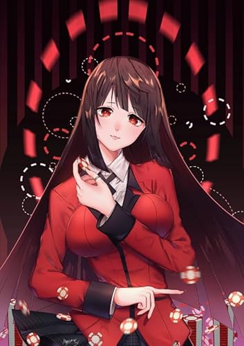 Puzzle 2000 Teile Japanisches Anime-Poster Kakeguruis Dekompressionsspiel für Spielzeug für Erwachsene Xq23Zy 70x100CM von DZOEU