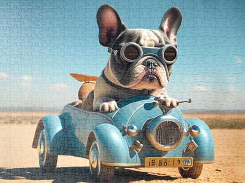 Puzzle 2000 Teile Lustige Hundeposter Für Erwachsene Familien Puzzle Spielzeug Dekompressionsspiel Qz574Yk 70x100CM von DZOEU