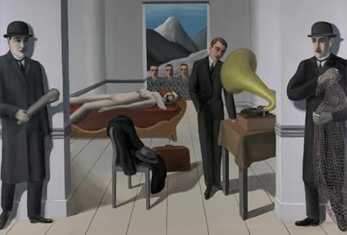 Puzzle 2000 Teile Magrittes Kunstwerk Poster Für Spielzeug Erwachsene Dekompressionsspiel Qz775Yk 70x100CM von DZOEU
