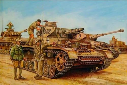 Puzzle 2000 Teile Spiel Retro Panzer Poster Für Erwachsene Lernspielzeug Puzzles Qz357Yk 70x100CM von DZOEU
