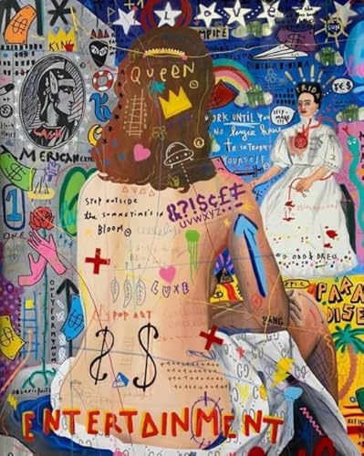 Puzzle 2000 Teile Street Art Graffiti Farbe Für Spielzeug Erwachsene Dekompressionsspiel Qw214Zp 70x100CM von DZOEU