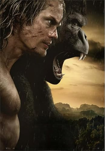 Puzzle 2000 Teile Tarzans Filmplakat Für Erwachsene Familiendekompressionsspielzeug Gt136Zw 70x100CM von DZOEU