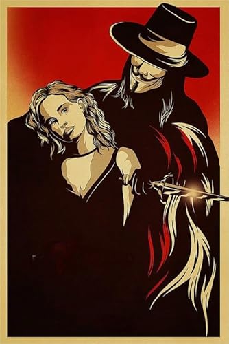Puzzle 2000 Teile V Filmplakat Puzzle Für Erwachsene Lernspiel Familiendekompressionsspielzeug Gt421Zw 70x100CM von DZOEU