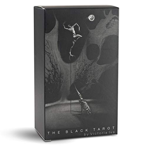 Da Brigh Schwarzes Tarot-Deck – eine mystische Reise durch die Schatten, mit gotischen Kunstwerken und intuitiver Symbolik für ein kraftvolles Leseerlebnis jedes Mal von Da Brigh