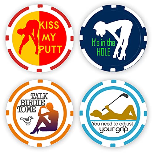 Da Vinci Golf Ball Marker Poker Chip Collection, 11,5 Gramm Chips, 4--Pack von DA VINCI