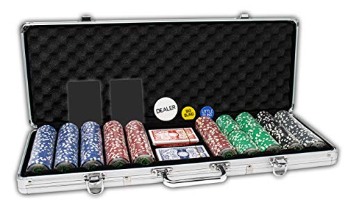Da Vinci Profi Set von von 500 Casino Del Sol 11,5 Gramm Poker Chips w/Fall, Karten, Dealer Button, 2 Cut Karten von DA VINCI