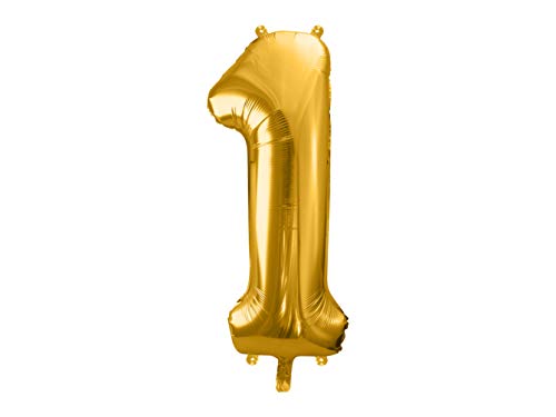 DaLoKu Luftballon Zahl 86cm XXL Folienballon Geburtstag Alter Silvester Dekoration Party, Farbe: Gold, Größe: 1 DaLoKu Luftballon Zahl 86cm XXL Folienballon Geburtstag Alter Silvester Dekoration Party, Farbe: Gold, Größe: 1 von Onetobye