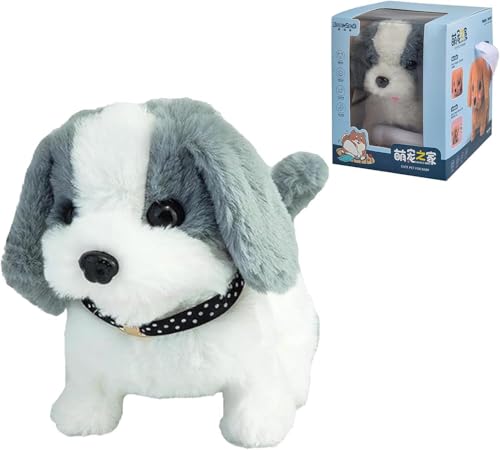 Roboter Hunde, 2025 Neue Roboter Welpe, Die Wie EIN Echter Welpe Handelt, Mein Realistischer Roboter Welpe, Lunafex Toby, Roboter Welpen Hund Erwachsene, Ai Roboter Hunde Zum Gehen, Bellen, (Blau) von Dabeto
