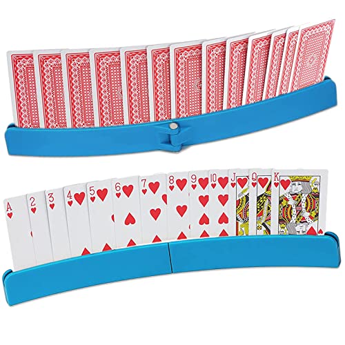 Dacefloy Spielkartenhalter Hands Free Poker Stand Spieleabend für Familien Spieleabend Senioren Kleine Hände & Arthritis Kartenhalter organisieren,2 Stück von Dacefloy