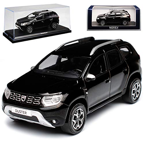 Dacia Duster II Schwarz SUV 2. Generation Ab 2018 1/43 Norev Modell Auto mit individiuellem Wunschkennzeichen von Dacia