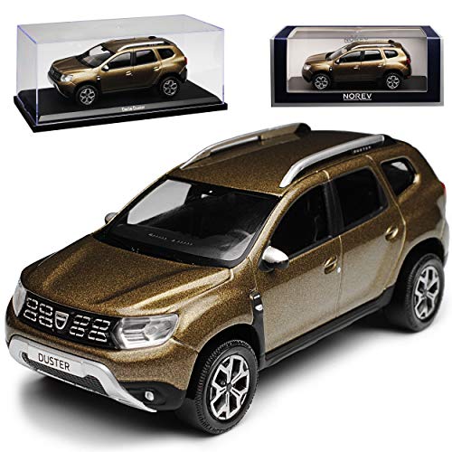 Dacia Duster II Vision Braun Metallic SUV 2. Generation Ab 2018 1/43 Norev Modell Auto mit individiuellem Wunschkennzeichen von Dacia