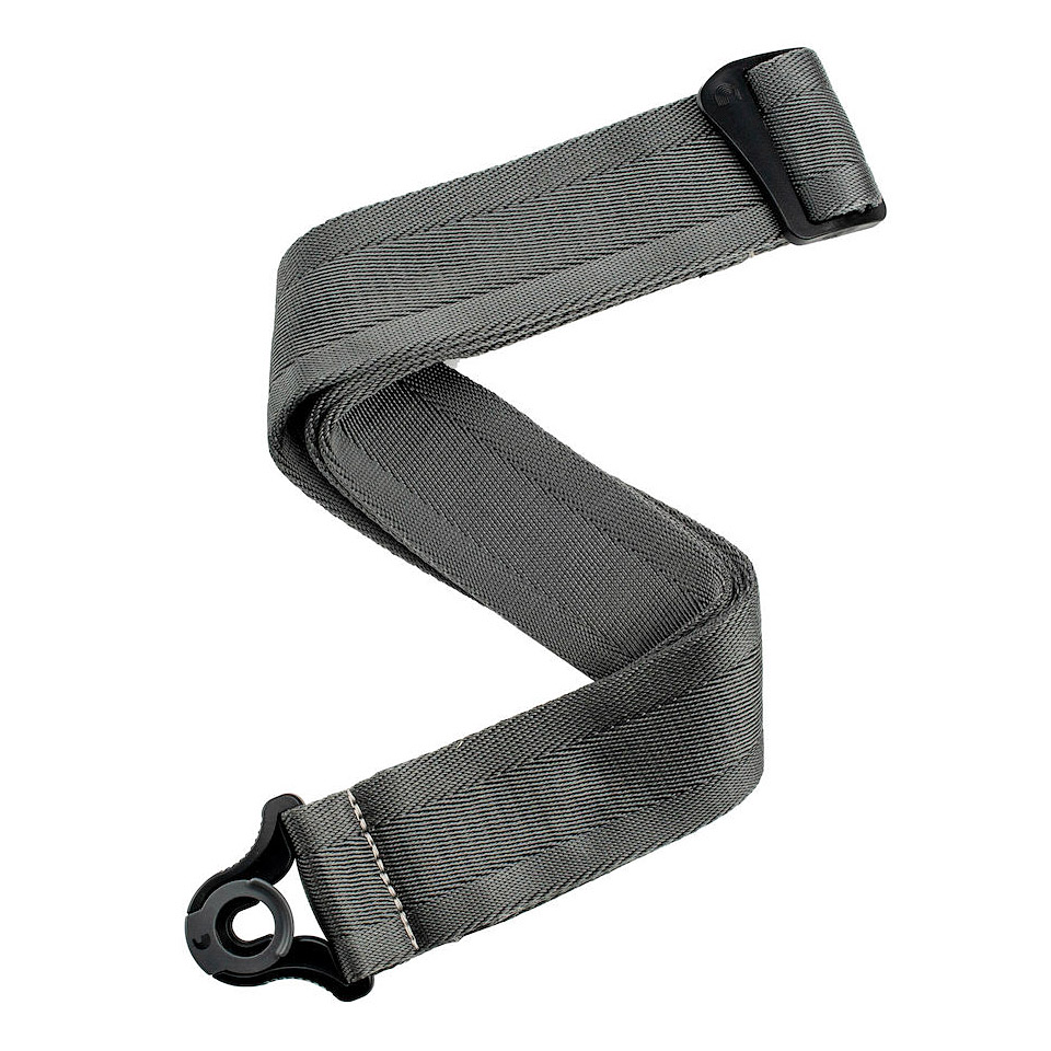D'Addario Auto Lock Strap Metal Grey Gitarrengurt D'Addario Auto Lock Strap Metal Grey Gitarrengurt von Daddario
