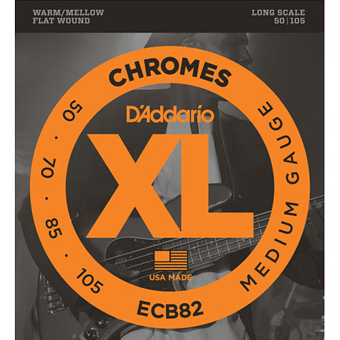 D&#39;Addario ECB82 Chromes .050-105 Saiten E-Bass von Daddario