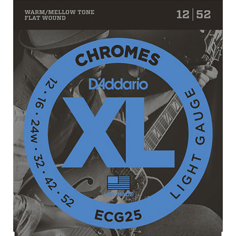 D&#39;Addario ECG25 Chromes .012-052 Saiten E-Gitarre von Daddario