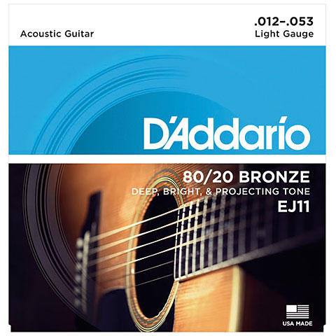 D&#39;Addario EJ11 .012-053 Saiten Westerngitarre von Daddario