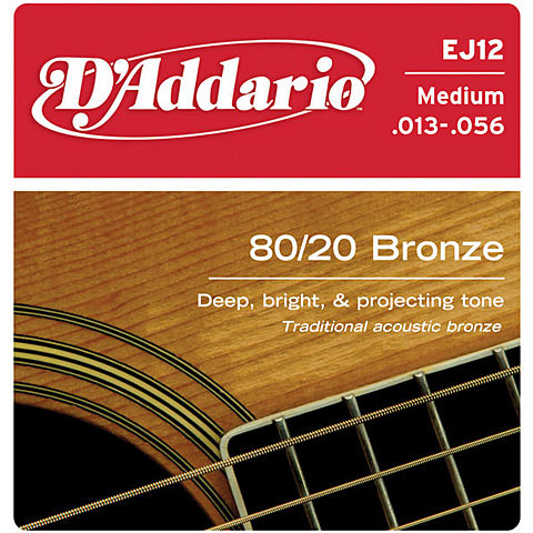 D&#39;Addario EJ12 .013-056 Saiten Westerngitarre von Daddario