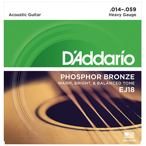 D&#39;Addario EJ18 .014-059 Saiten Westerngitarre von Daddario