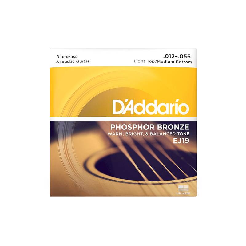 D&#39;Addario EJ19 .012-056 Bluegrass Saiten Westerngitarre von Daddario