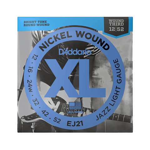 D&#39;Addario EJ21 Nickel Wound .012-052 Saiten E-Gitarre von Daddario