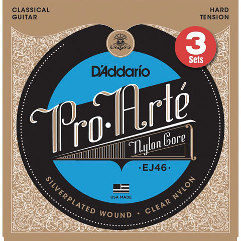 D&#39;Addario EJ46-3D Pro-Arté Saiten Konzertgitarre von Daddario