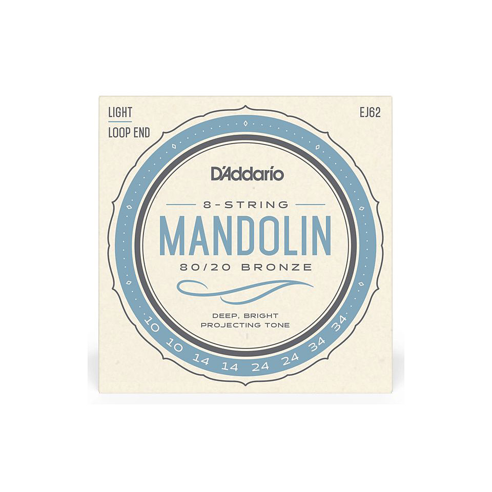 D'Addario EJ62 Mandolin Saiten Zupfinstrument D'Addario EJ62 Mandolin Saiten Zupfinstrument von Daddario