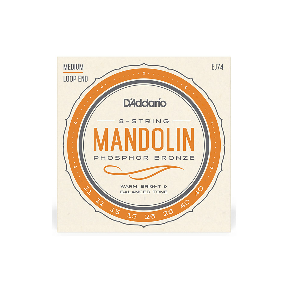 D'Addario EJ74 Mandolin Saiten Zupfinstrument D'Addario EJ74 Mandolin Saiten Zupfinstrument von Daddario