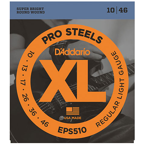 D&#39;Addario EPS510 Pro Steels .010-046 Saiten E-Gitarre von Daddario