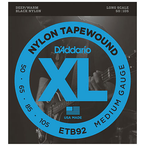 D&#39;Addario ETB92 Nylon Tapewound .050-105 Saiten E-Bass von Daddario