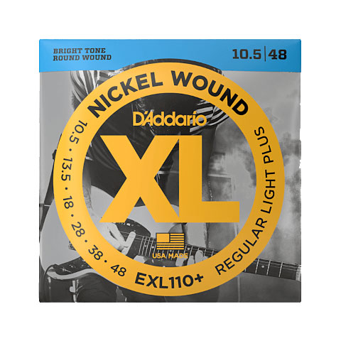 D&#39;Addario EXL110+ Nickel Wound .0105-048 Saiten E-Gitarre von Daddario