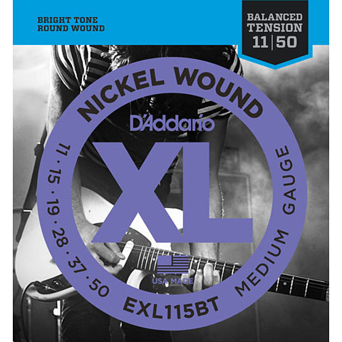 D&#39;Addario EXL115BT Nickel Wound .011-050 Saiten E-Gitarre von Daddario