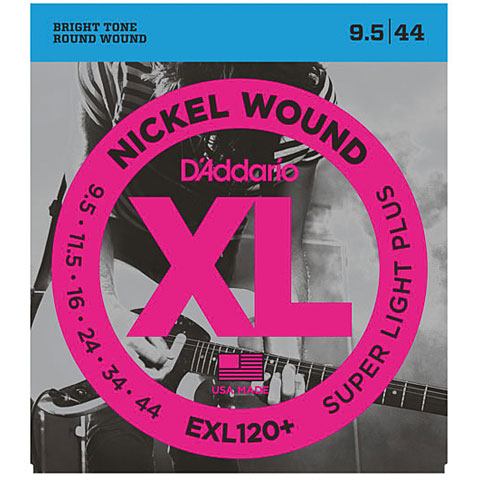 D&#39;Addario EXL120+ Nickel Wound .0095-044 Saiten E-Gitarre von Daddario