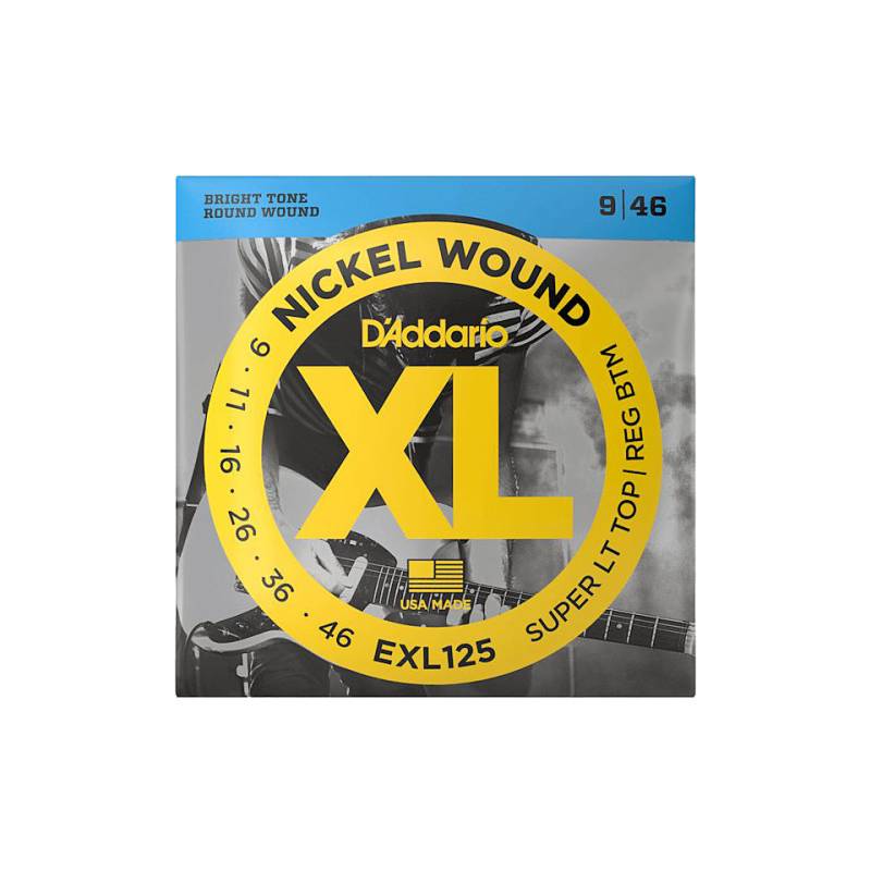 D&#39;Addario EXL125 Nickel Wound .009-046 Saiten E-Gitarre von Daddario