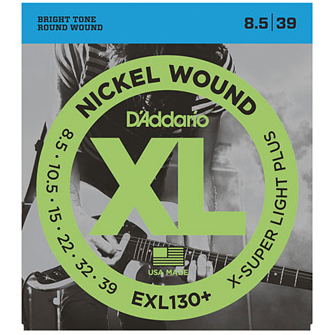D&#39;Addario EXL130+ Nickel Wound .0085-039 Saiten E-Gitarre von Daddario