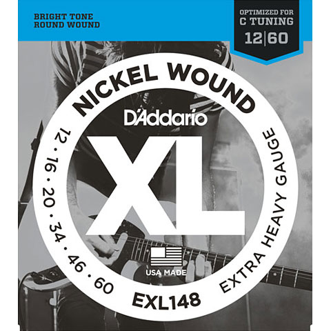 D&#39;Addario EXL148 Nickel Wound .012-060 Saiten E-Gitarre von Daddario